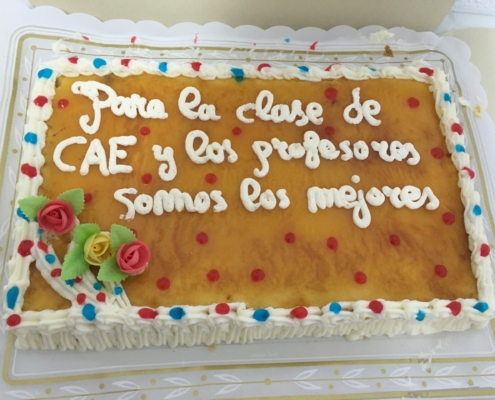 tarta auxiliares enfermería